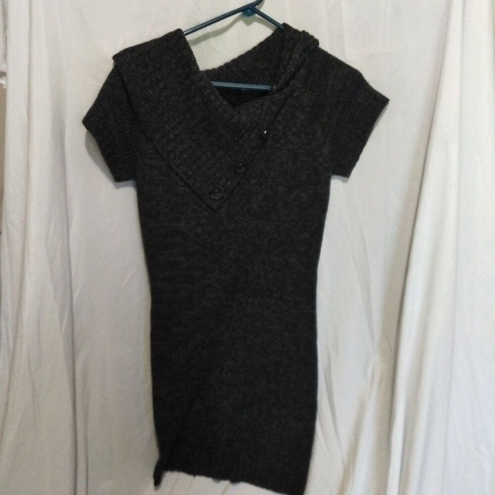 ambiance apparel Sweater Dress Size M Midi Black. Gothic Grunge